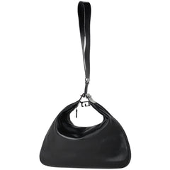 グッチ ロゴ ショルダーバッグ レザー ブラック 0013341 レディース 【中古】brbag