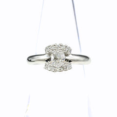 prefito プレフィート ダイヤモンド デザインリング プラチナ 指輪 メレダイヤ リング 10.5号 Pt900 ダイヤモンド レディース 【中古】brjwl