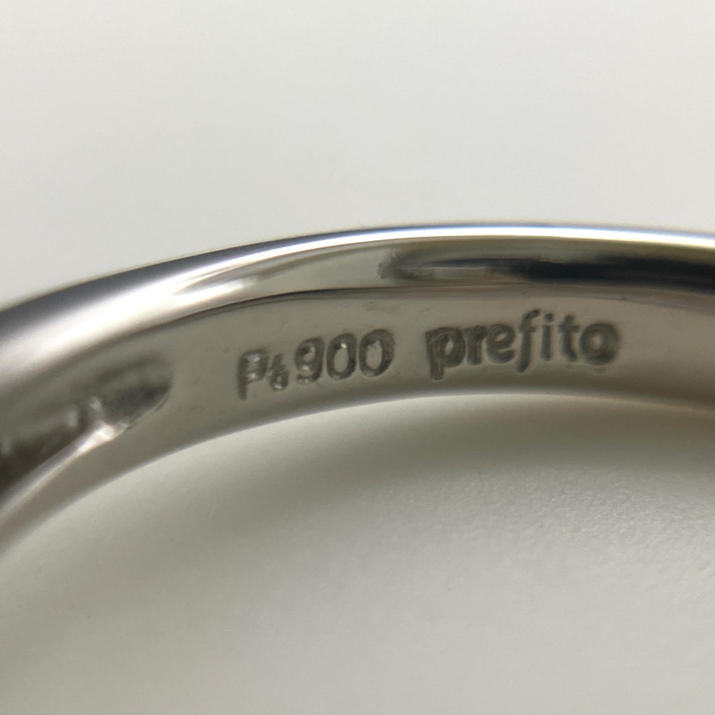 prefito プレフィート ダイヤモンド デザインリング プラチナ 指輪 メレダイヤ リング 10.5号 Pt900 ダイヤモンド レディース 【中古】brjwl