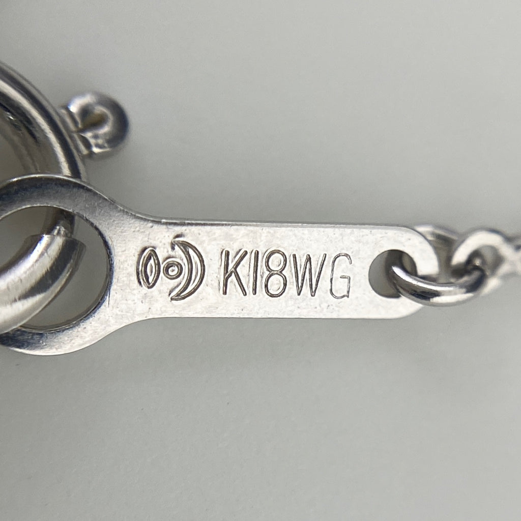 タサキ ダイヤモンド デザインネックレス WG ホワイトゴールド ネックレス K18 WG ダイヤモンド レディース 【中古】brjwl