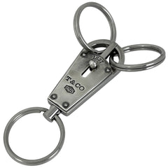 ティファニー 1837 バレット キーホルダー キーリング キーホルダー シルバー925 シルバー レディース ブランドバッグ・小物 【中古】brbag