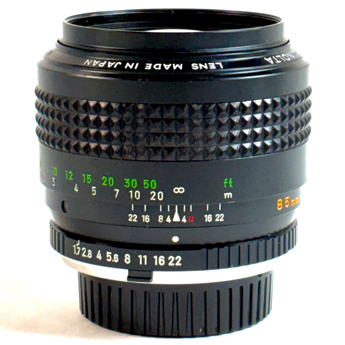 【極美品】ミノルタ MC-ROKKOR PF 85mm F1.7 後 663 バイセル公式】ミノルタ MINOLTA MC ROKKOR 85mm F1.7