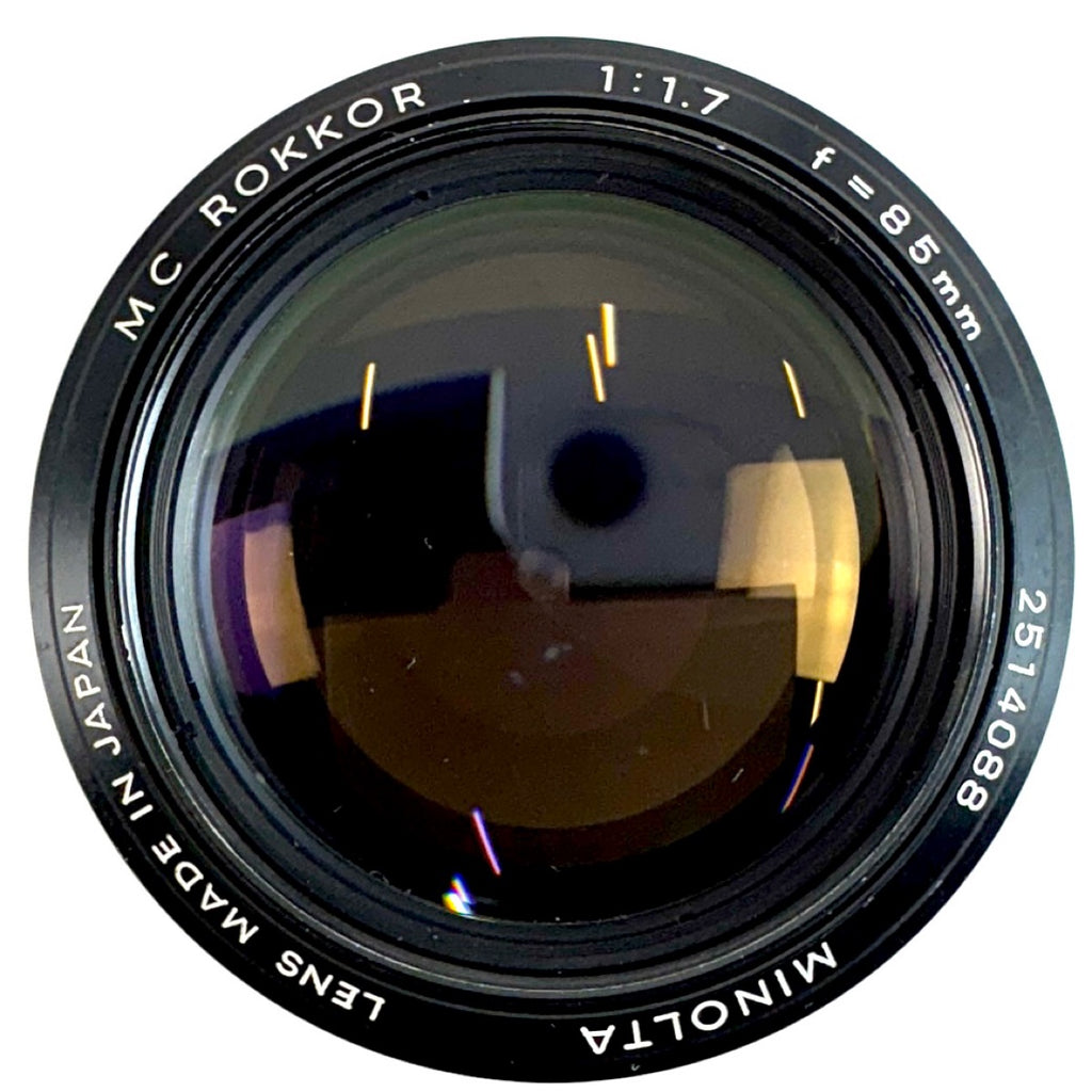 ミノルタ MINOLTA MC ROKKOR 85mm F1.7 ［ジャンク品］ 一眼カメラ用レンズ（マニュアルフォーカス） 【中古】cambb