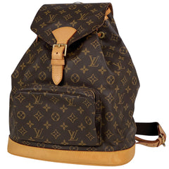 ルイ・ヴィトン モンスリ GM バックパック デイパック リュック モノグラム ブラウン M51135 レディース 【中古】brbag