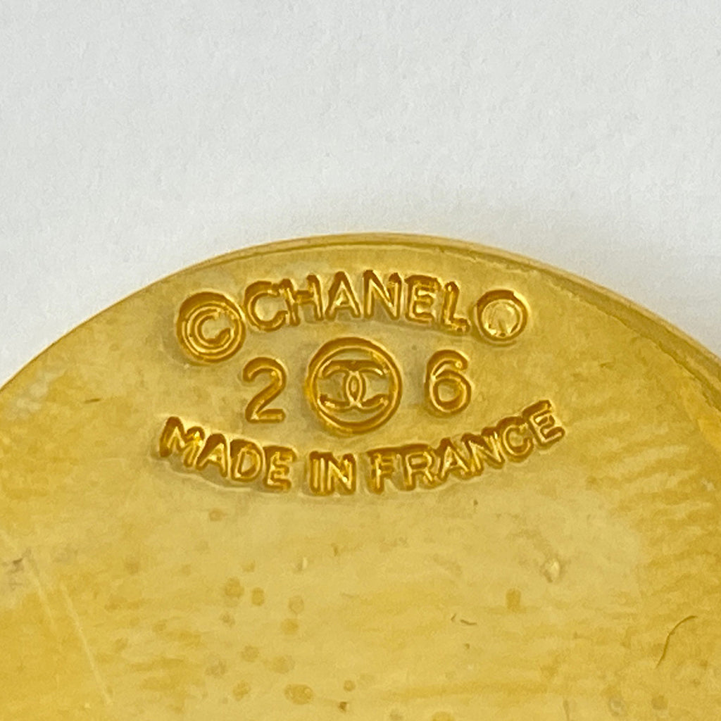 シャネル ココマーク マトラッセ モチーフ イヤリング スイング CC イヤリング GP ゴールド レディース 【中古】bracc