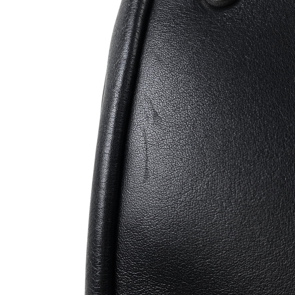 シャネル ココマーク プラチェーン トートバッグ ハンドバッグ トートバッグ レザー ブラック レディース 【中古】brbag