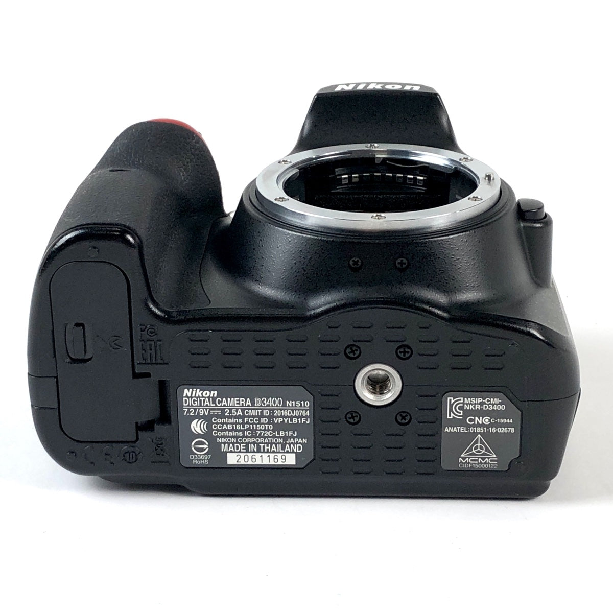バイセル公式】ニコン Nikon D3400 ボディ ブラック ［ジャンク