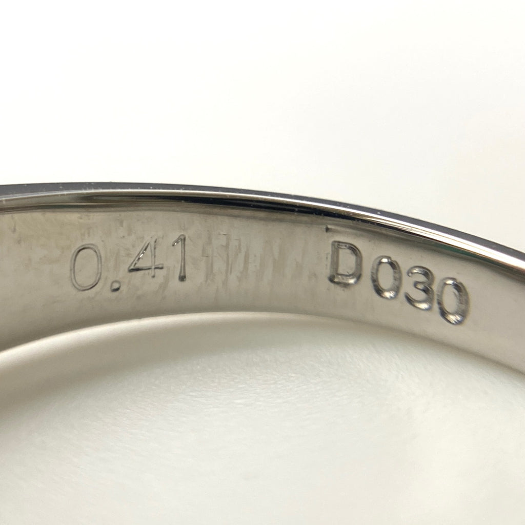 エメラルド デザインリング プラチナ 指輪 メレダイヤ リング 12号 Pt900 エメラルド ダイヤモンド レディース 【中古】nbjwl