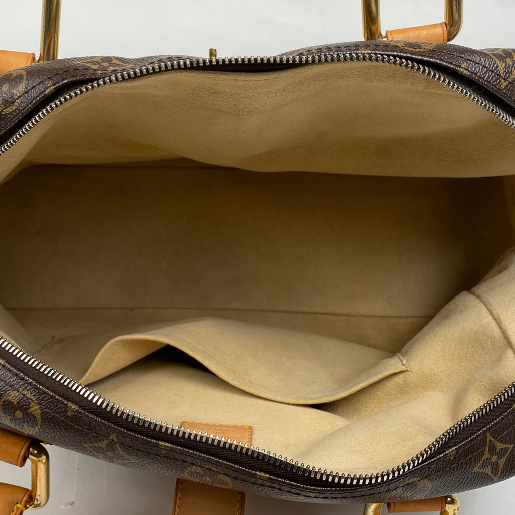 ルイ・ヴィトン マンハッタン GM 手提げ ハンドバッグ モノグラム ブラウン M40025 レディース 【中古】brbag