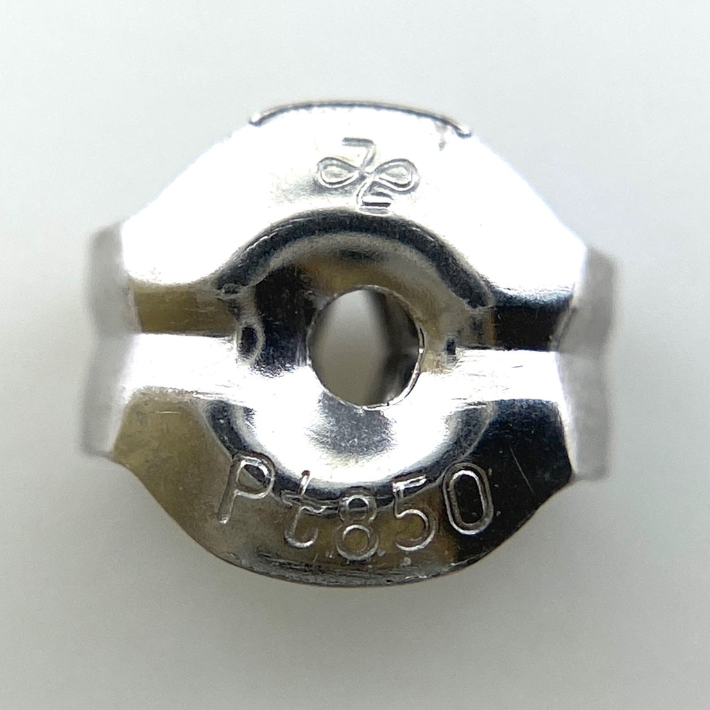 サファイア デザインピアス プラチナ メレダイヤ ピアス Pt850 サファイア ダイヤモンド レディース 【中古】nbjwl