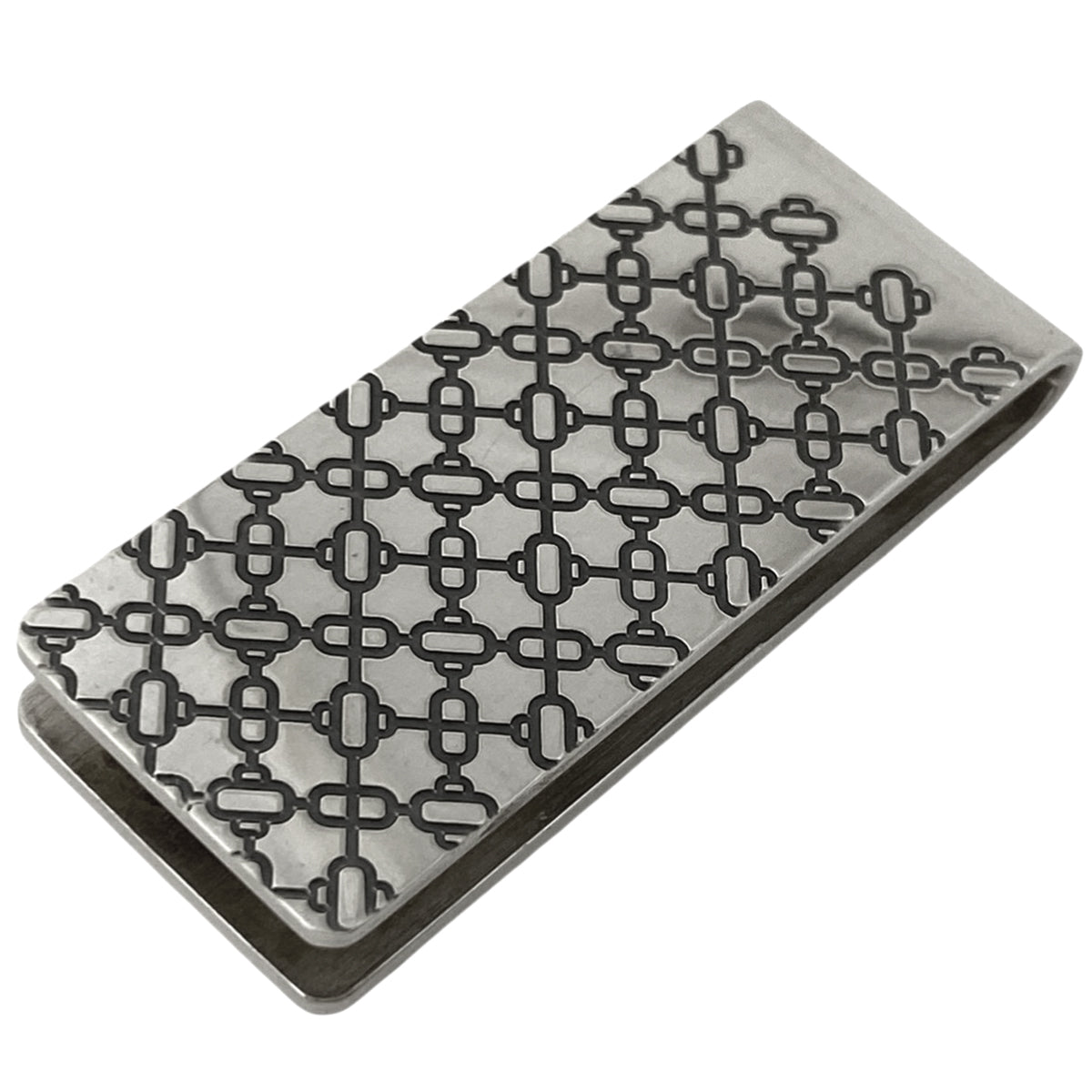 【超希少】HERMES シェーヌダンクル マネークリップ silver925 バイセル公式】エルメス シェーヌダンクル マネークリップ 札ば
