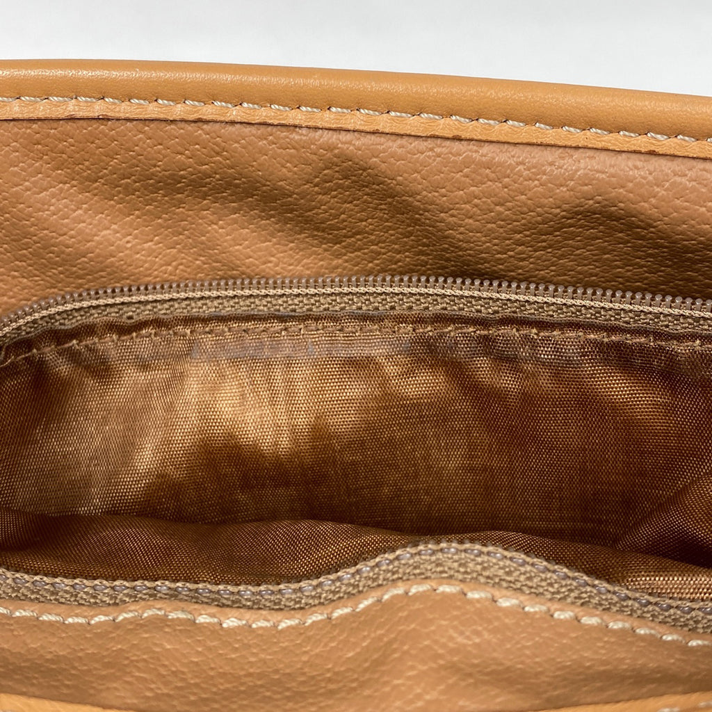 セリーヌ マカダム柄 ショルダーバッグ コーティングキャンバス ブラウン レディース 【中古】brbag