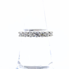 GSTV メレダイヤ デザインリング プラチナ 指輪 リング 12号 Pt950 ダイヤモンド レディース 【中古】brjwl