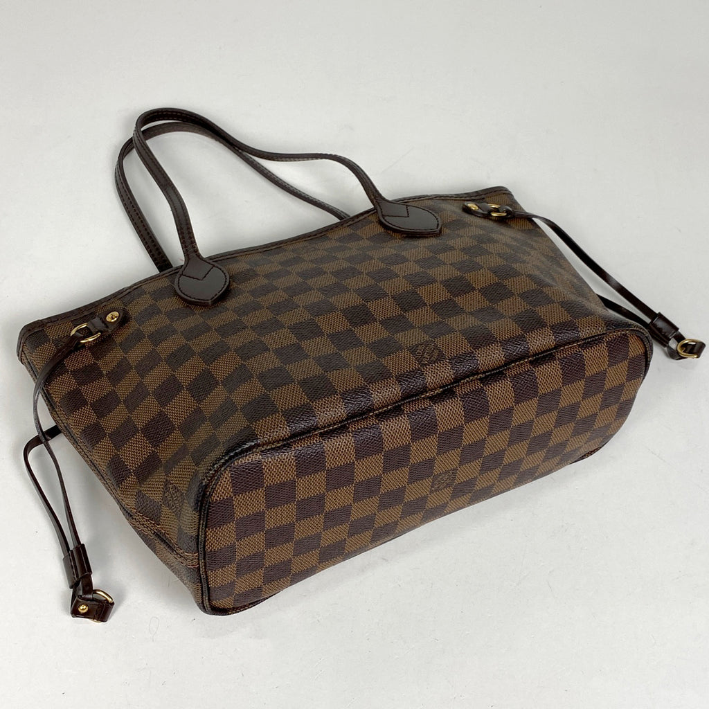 ルイ・ヴィトン ネヴァーフル PM ハンドバッグ ショッピング トートバッグ ダミエ ブラウン N51109 レディース 【中古】brbag