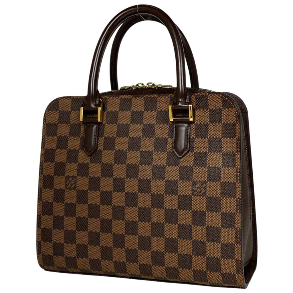ルイ・ヴィトン トリアナ 手提げ ハンドバッグ ダミエ ブラウン N51155 レディース 【中古】brbag