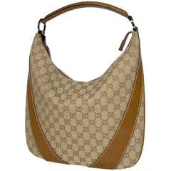 グッチ GG柄 ショルダーバッグ ワンショルダー ハンドバッグ ショルダーバッグ GGキャンバス ベージュ ブラウン 124357 レディース 【中古】brbag