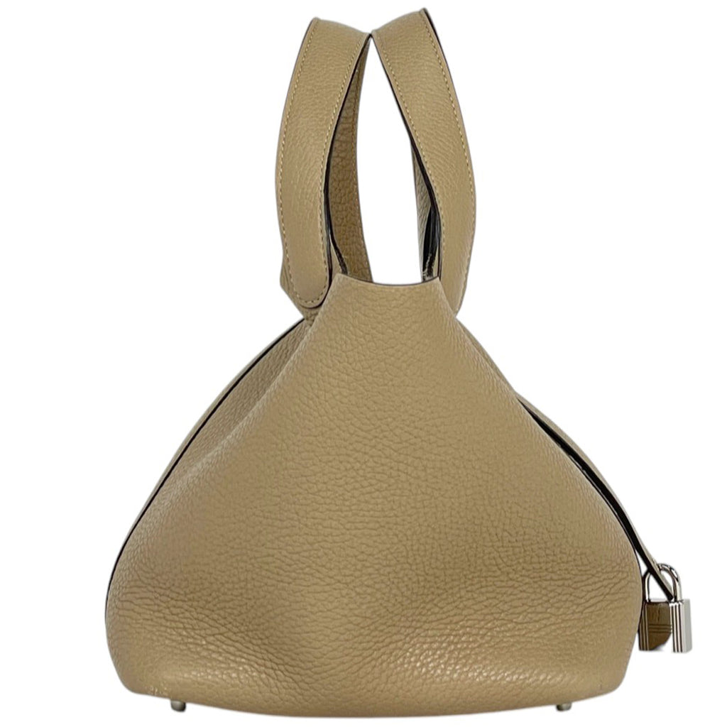 エルメス ピコタンロック PM サック 18 ハンドバッグ トリヨンクレマンス トレンチ(ベージュ) X レディース 【中古】brbag