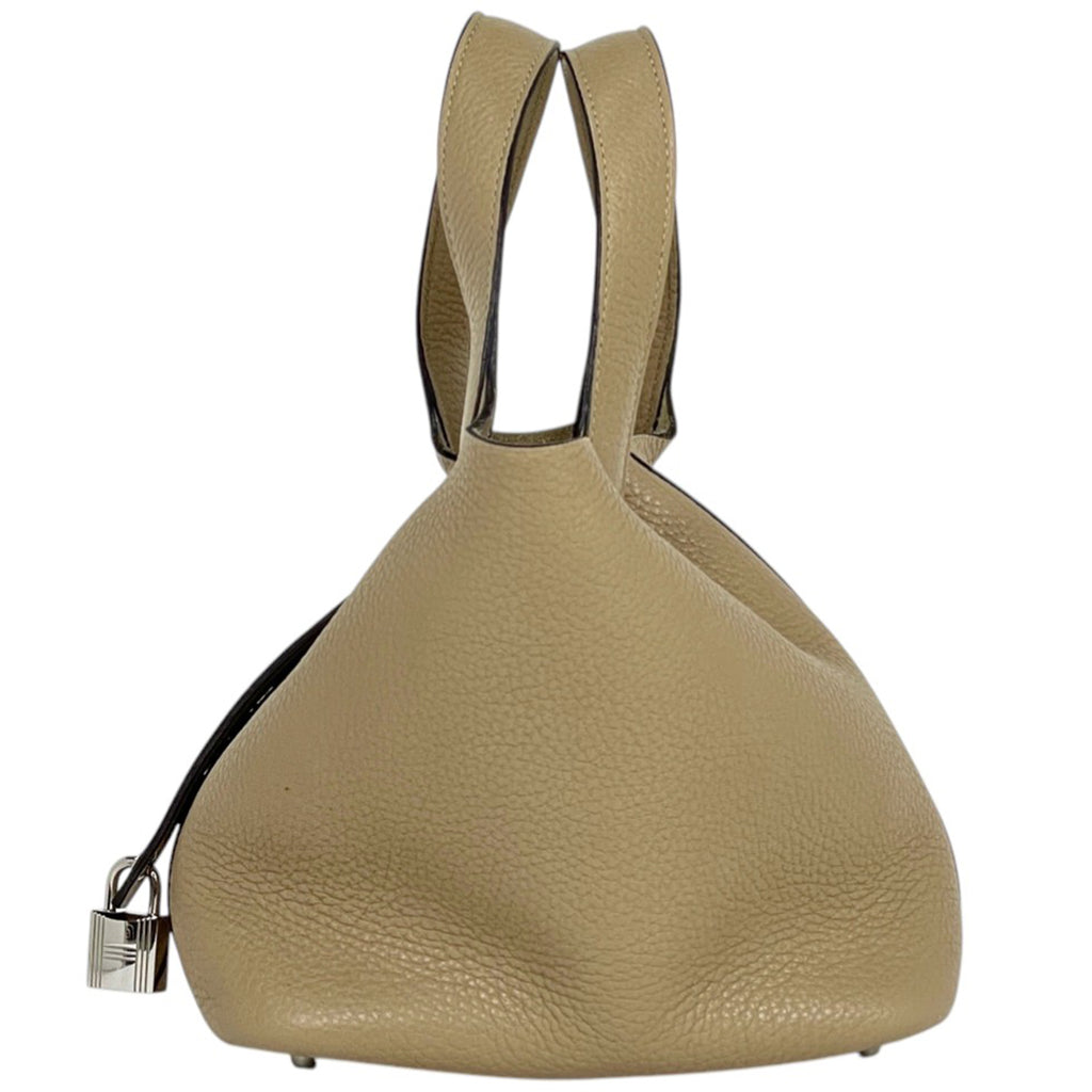 エルメス ピコタンロック PM サック 18 ハンドバッグ トリヨンクレマンス トレンチ(ベージュ) X レディース 【中古】brbag
