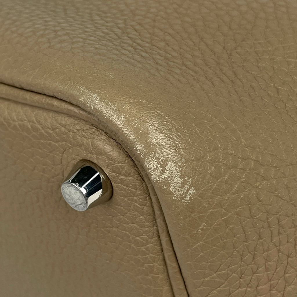 エルメス ピコタンロック PM サック 18 ハンドバッグ トリヨンクレマンス トレンチ(ベージュ) X レディース 【中古】brbag