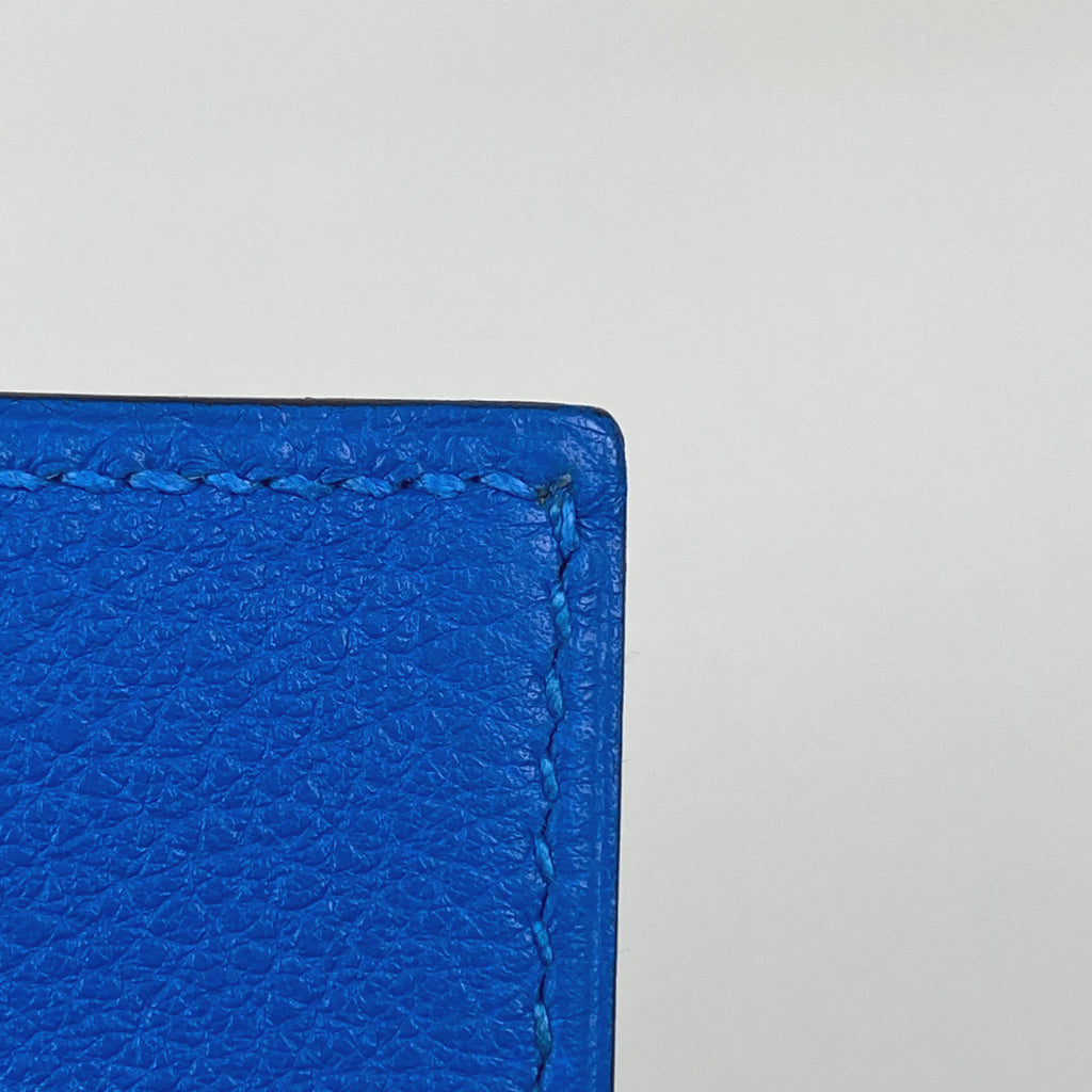 エルメス フレミング 長財布 二つ折り スフレ 長財布 エバーカラー ブルー X レディース 【中古】brbag