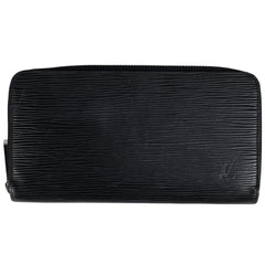 ルイ・ヴィトン ジッピー ウォレット ラウンドファスナー 札入れ 小銭入れ 長財布 エピ ノワール(ブラック) M61857 メンズ 【中古】brbag