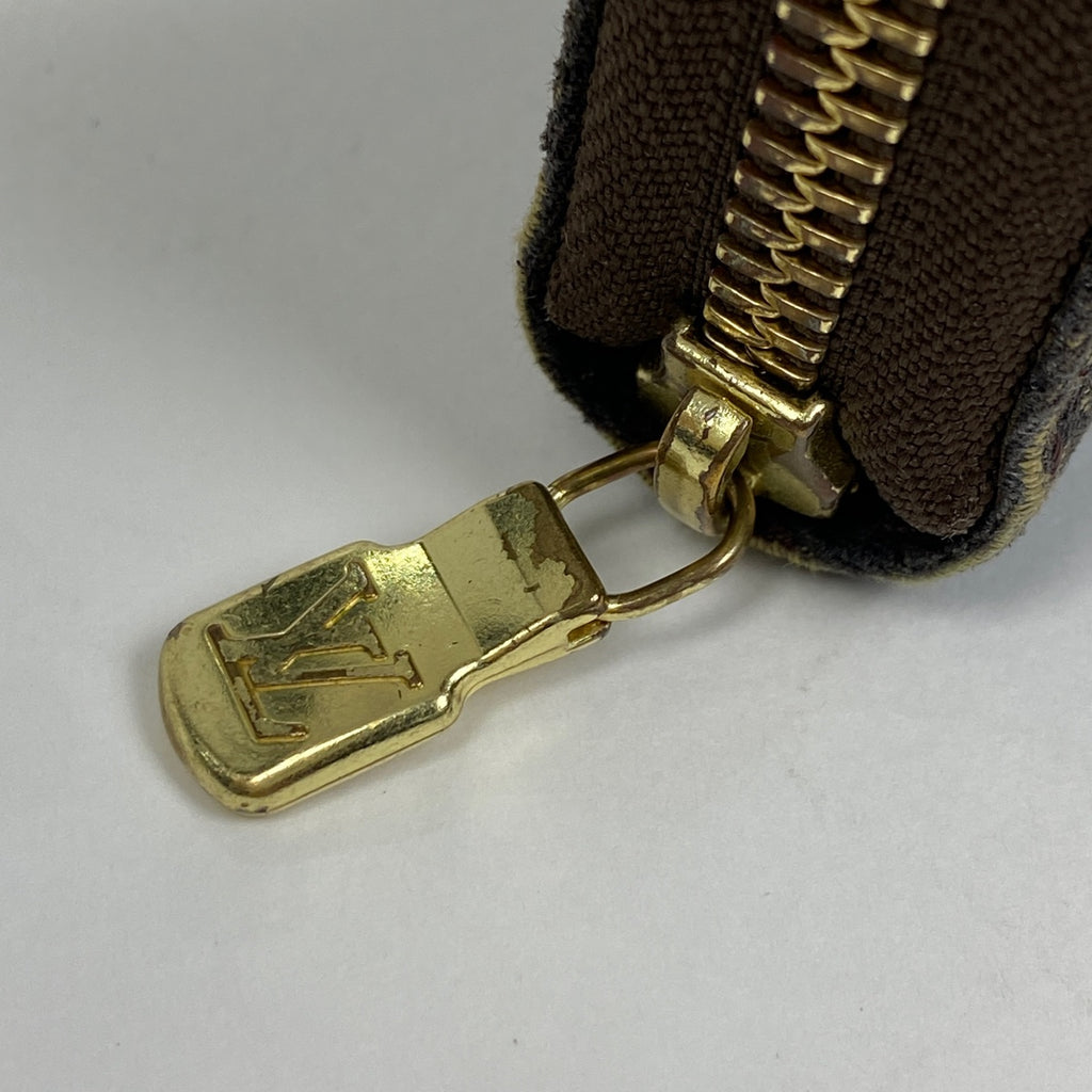 ルイ・ヴィトン ジッピーウォレット ラウンドファスナー 長財布 モノグラムミニラン エベヌ(ブラウン) M95235 レディース 【中古】brbag