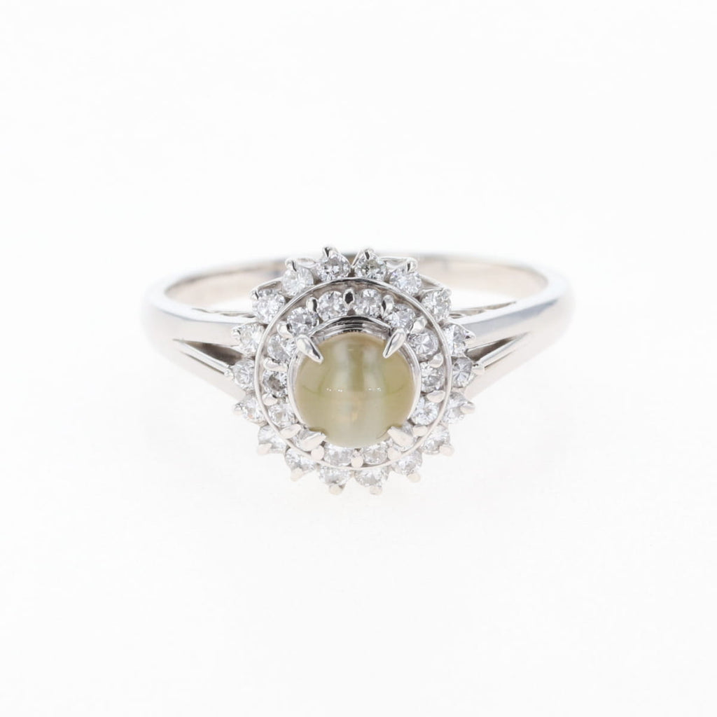 PT900 クリソリベルキャッツアイ リング プラチナ 13.5号 0.78CT レディース 中古 nbjwl