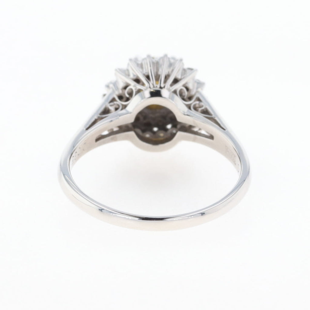 PT900 クリソリベルキャッツアイ リング プラチナ 13.5号 0.78CT レディース 中古 nbjwl