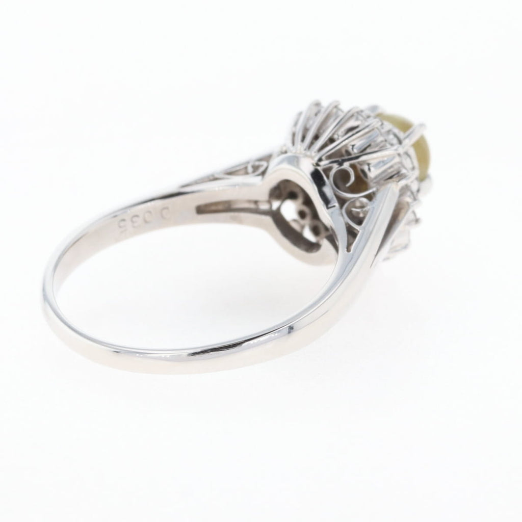 PT900 クリソリベルキャッツアイ リング プラチナ 13.5号 0.78CT レディース 中古 nbjwl