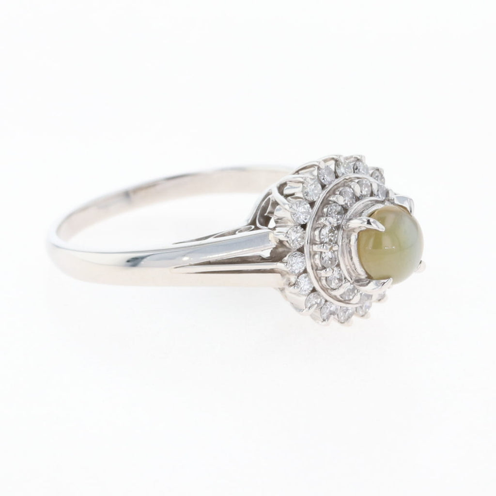 PT900 クリソリベルキャッツアイ リング プラチナ 13.5号 0.78CT レディース 中古 nbjwl