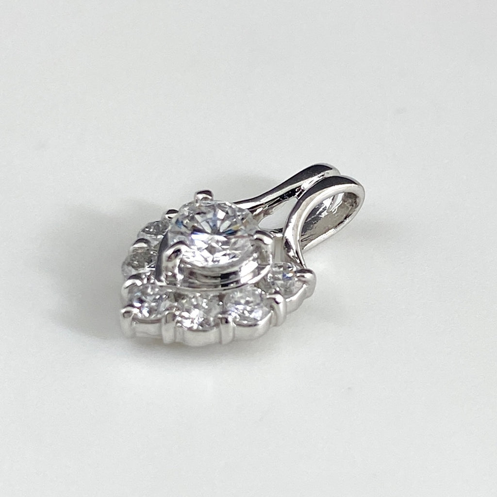 ダイヤモンド ペンダントトップ プラチナ メレダイヤ ペンダントトップ Pt900 ダイヤモンド レディース 【中古】nbjwl