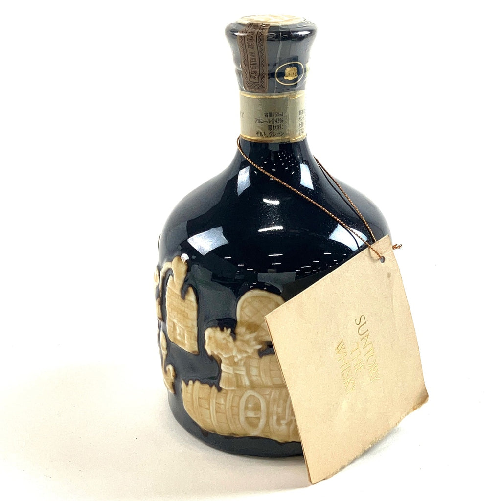【東京都内限定お届け】 サントリー SUNTORY ザ・ウイスキー 有田焼 陶器ボトル 750ml 国産ウイスキー 【古酒】liqbb