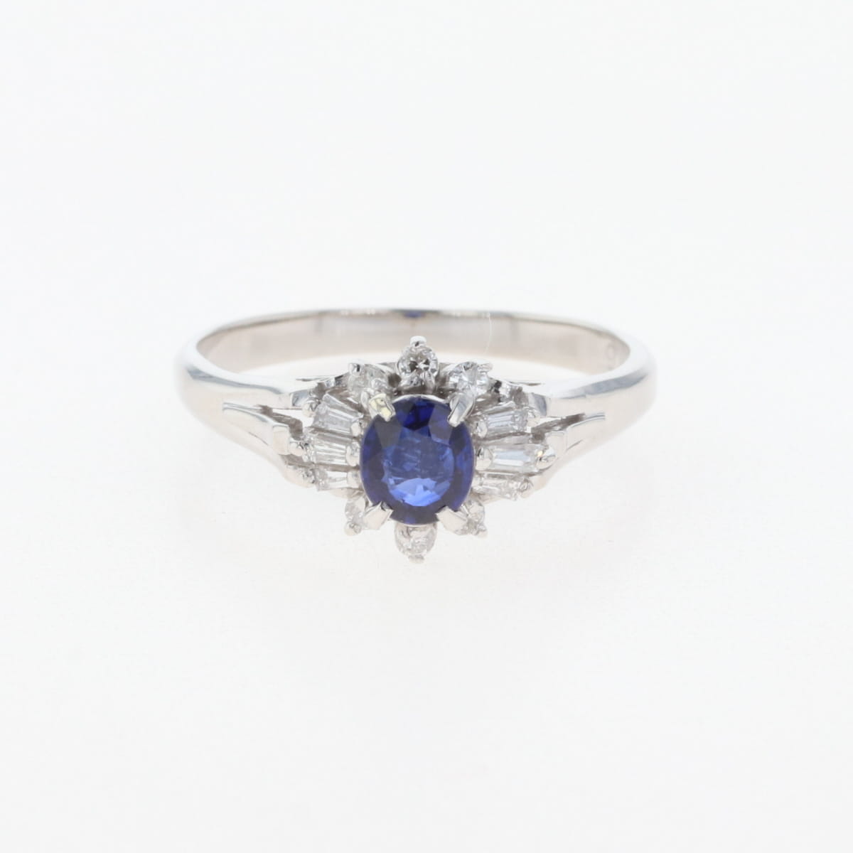 11号 サファイア 4.594ct ダイヤモンド 計1.70ct リング・指輪