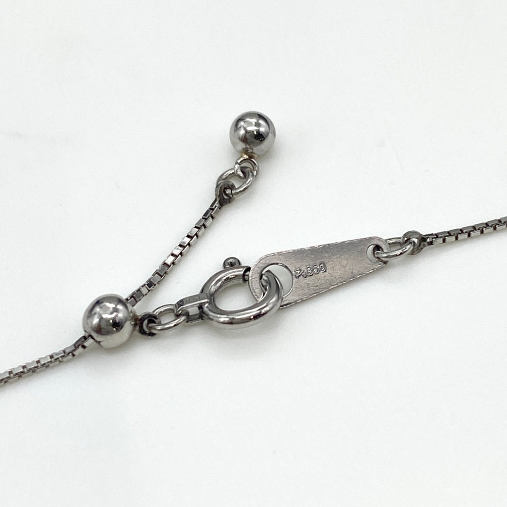 メレダイヤ デザインネックレス プラチナ ペンダント ネックレス Pt900 Pt850 ダイヤモンド レディース 【中古】nbjwl