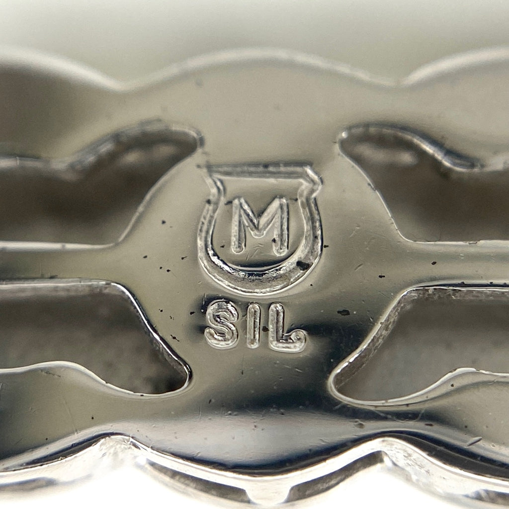 ミキモト パール デザインネックレス シルバー 真珠 silver ネックレス SV パール レディース 【中古】brjwl