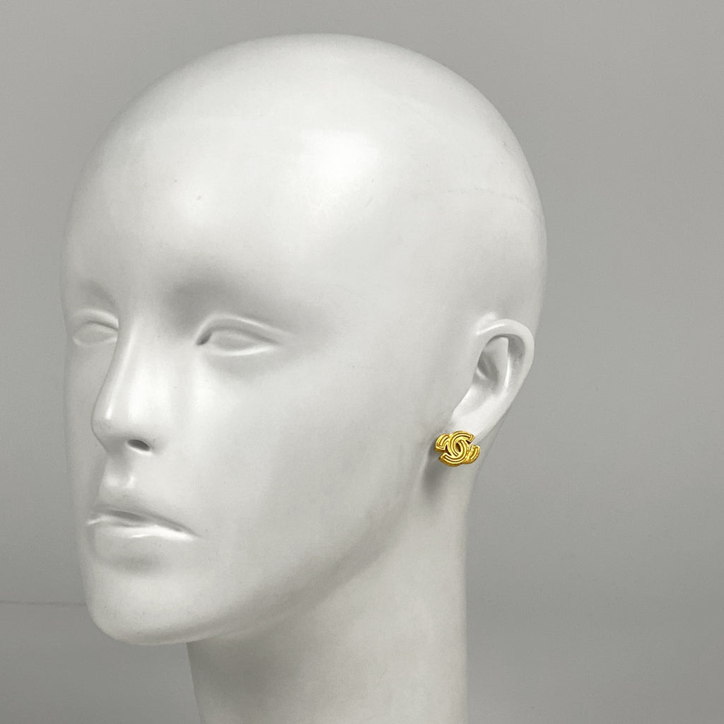 シャネル ココマーク ピアス CC ピアス GP ゴールド レディース 【中古】bracc