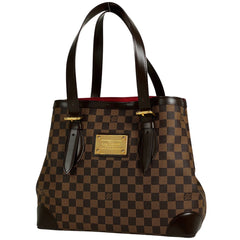 ルイ・ヴィトン ハムステッド MM ショルダーバッグ トートバッグ ダミエ ブラウン N51204 レディース 【中古】brbag