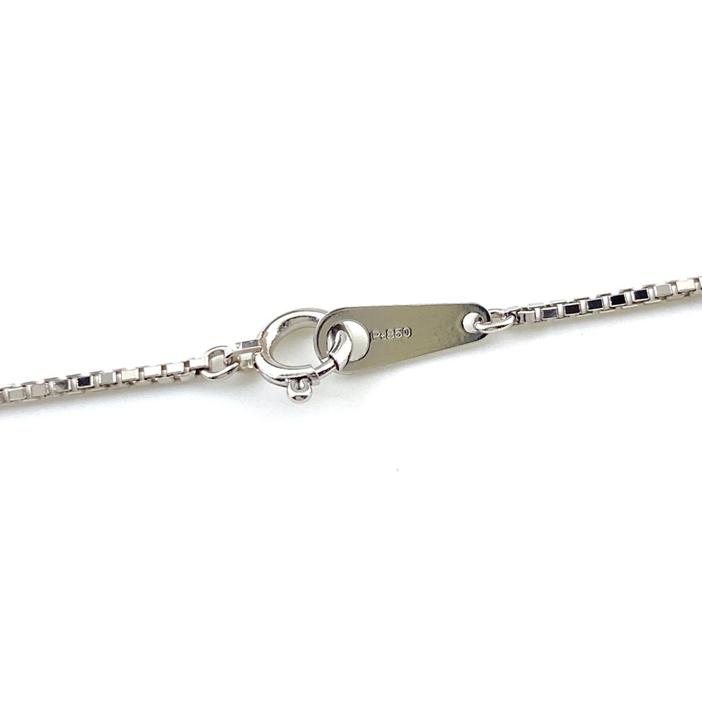 ルビー デザインネックレス プラチナ ペンダント メレダイヤ ネックレス Pt850 ルビー ダイヤモンド レディース 【中古】nbjwl