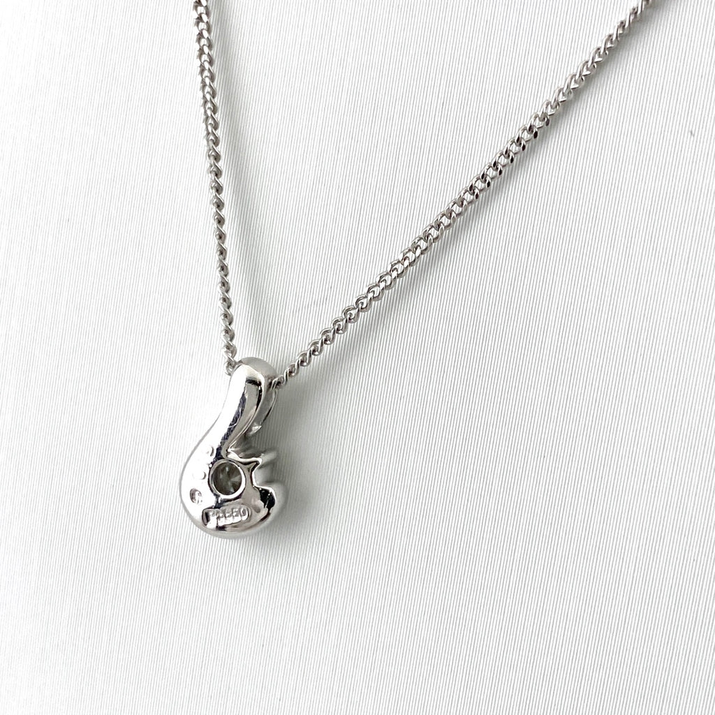 ダイヤモンド デザインネックレス プラチナ ペンダント ネックレス Pt850 ダイヤモンド レディース 【中古】nbjwl