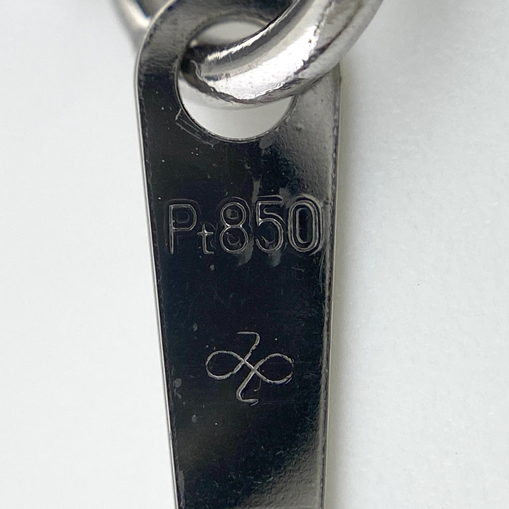ダイヤモンド デザインネックレス プラチナ ペンダント ネックレス Pt850 ダイヤモンド レディース 【中古】nbjwl