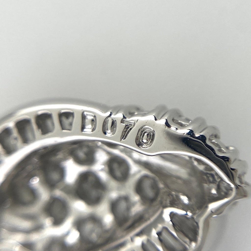 メレダイヤ デザインネックレス プラチナ ペンダント ネックレス Pt850 ダイヤモンド レディース 【中古】nbjwl
