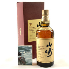 【東京都内限定お届け】 サントリー SUNTORY 山崎 12年 ピュアモルト 華 750ml 国産ウイスキー 【古酒】liqbb