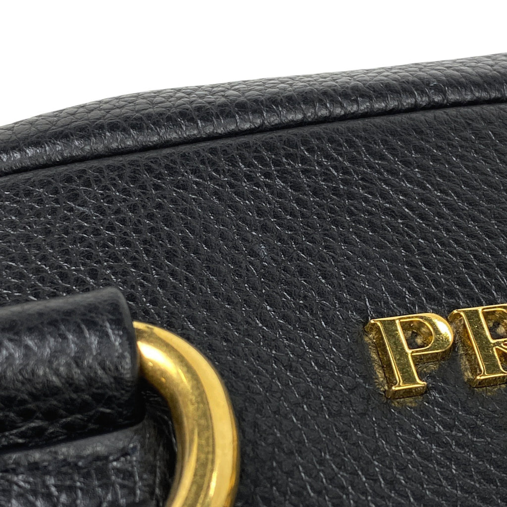 プラダ ロゴ ハンドバッグ 2WAY ショルダーバッグ ハンドバッグ レザー ネロ(ブラック) 1BB086 レディース 【中古】brbag
