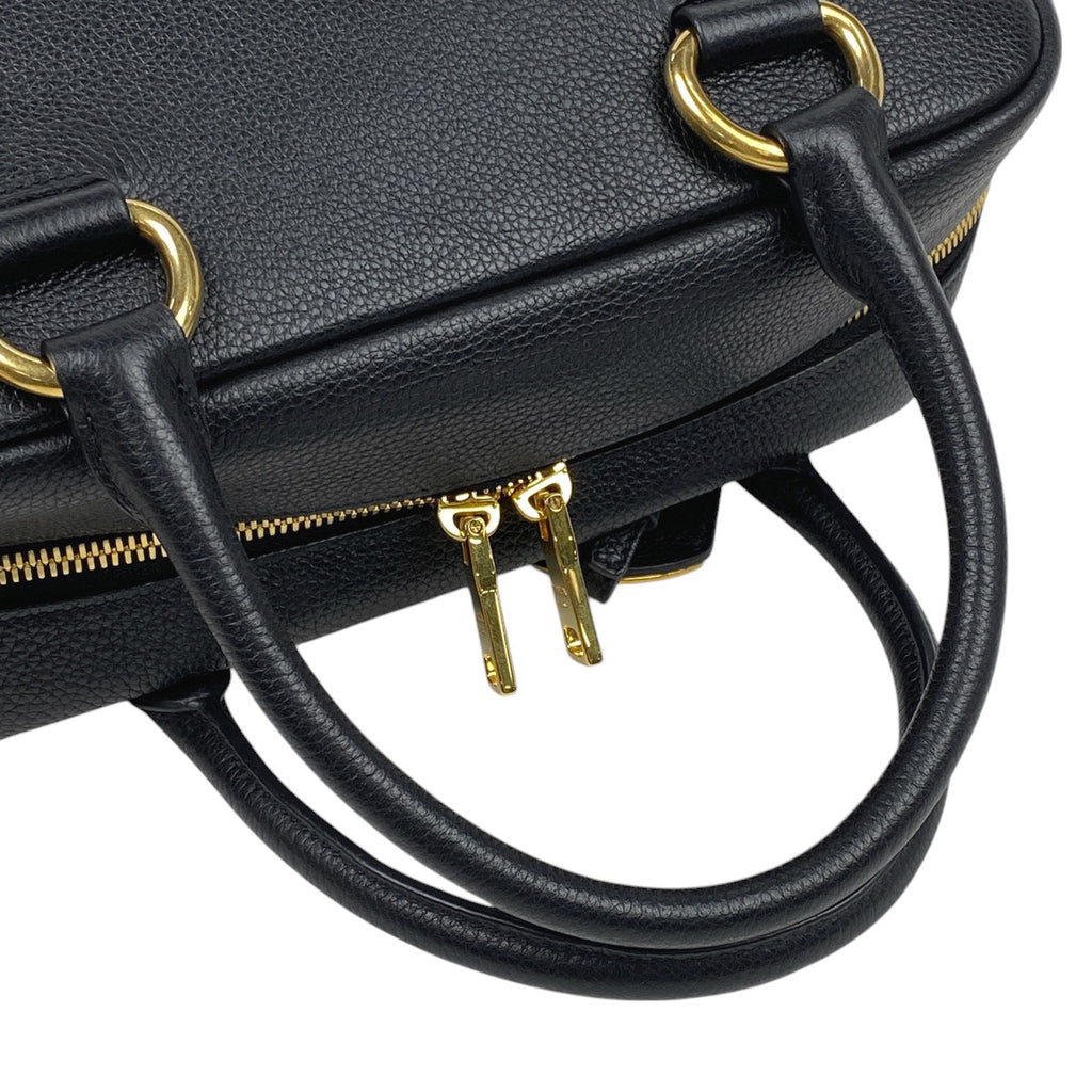 プラダ ロゴ ハンドバッグ 2WAY ショルダーバッグ ハンドバッグ レザー ネロ(ブラック) 1BB086 レディース 【中古】brbag