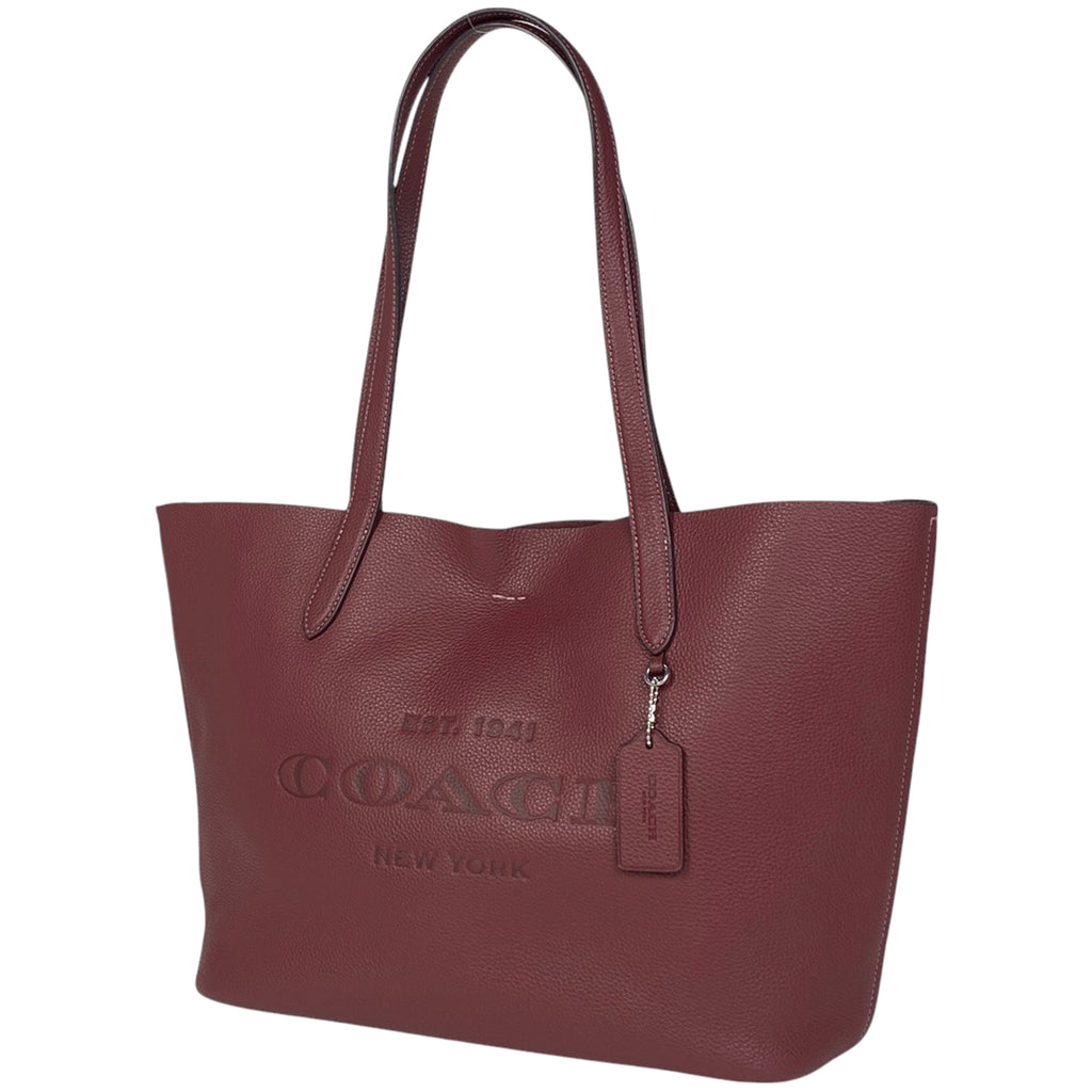 コーチ ロゴ トートバッグ 肩掛け キャメロン トートバッグ レザー ボルドー CC050 レディース 【中古】brbag