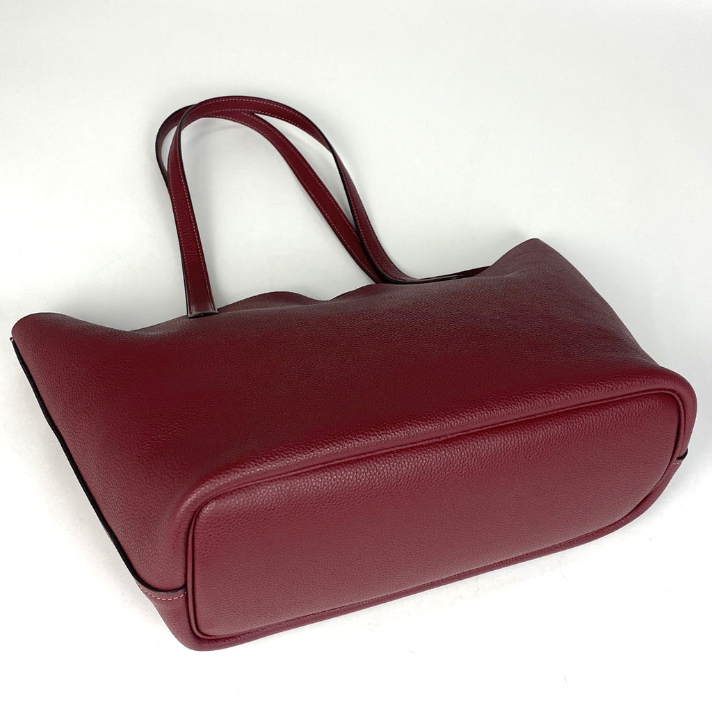 コーチ ロゴ トートバッグ 肩掛け キャメロン トートバッグ レザー ボルドー CC050 レディース 【中古】brbag