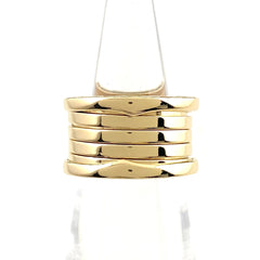 ブルガリ ビーゼロワン リング YG イエローゴールド 指輪 B-ZERO1 リング 11号 750 レディース 【中古】brjwl