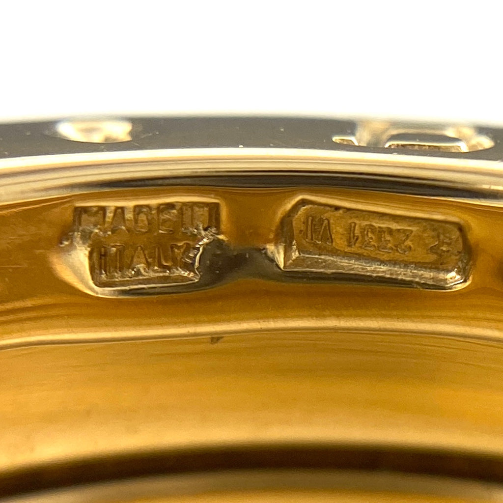 ブルガリ ビーゼロワン リング YG イエローゴールド 指輪 B-ZERO1 リング 11号 750 レディース 【中古】brjwl