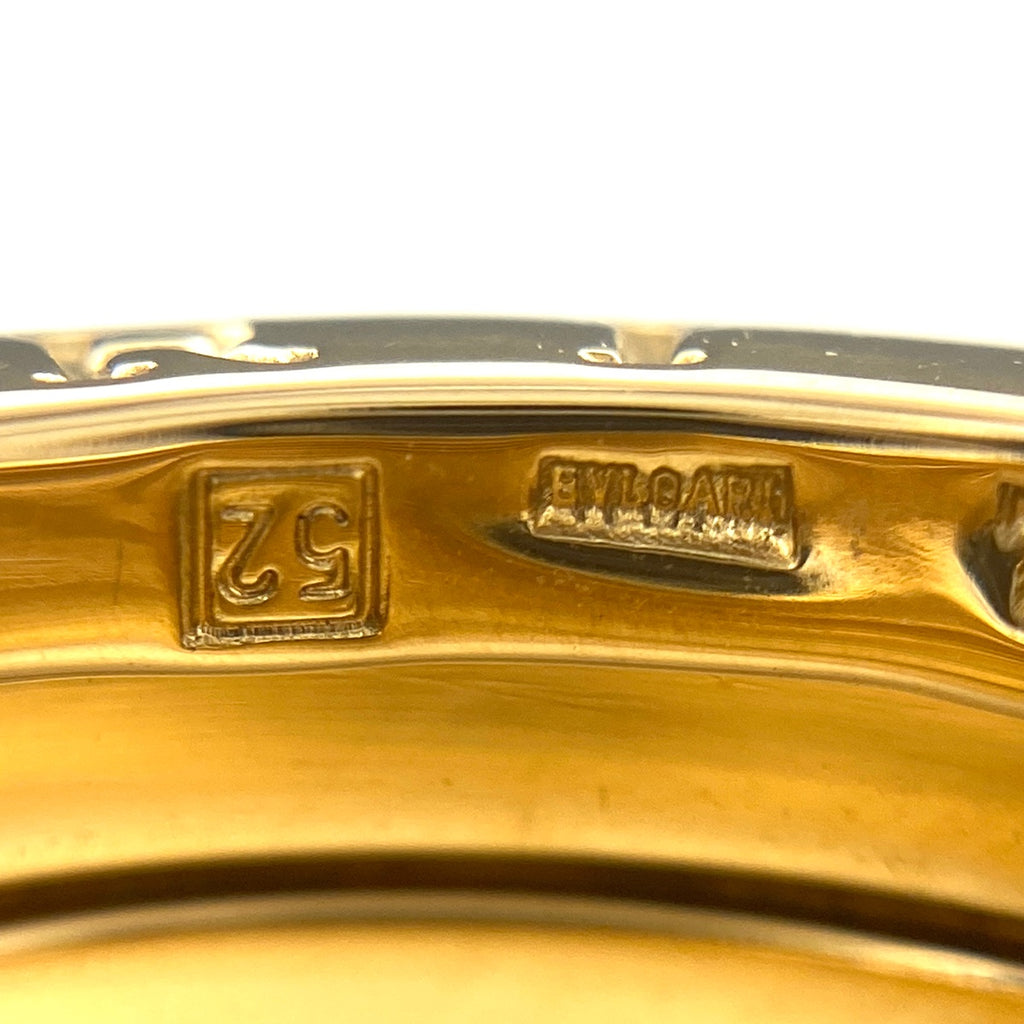 ブルガリ ビーゼロワン リング YG イエローゴールド 指輪 B-ZERO1 リング 11号 750 レディース 【中古】brjwl