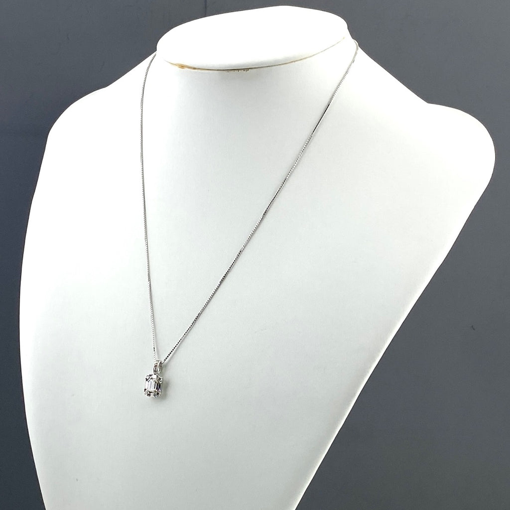 メレダイヤ デザインネックレス プラチナ ペンダント ネックレス Pt900 Pt850 ダイヤモンド レディース 【中古】nbjwl